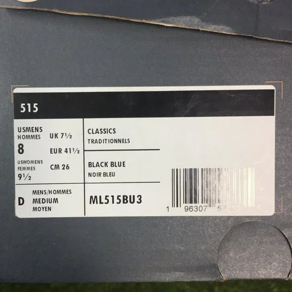 New Balance 515, Men's 9.0, Wmn's 9.5 - Picture 7 of 7